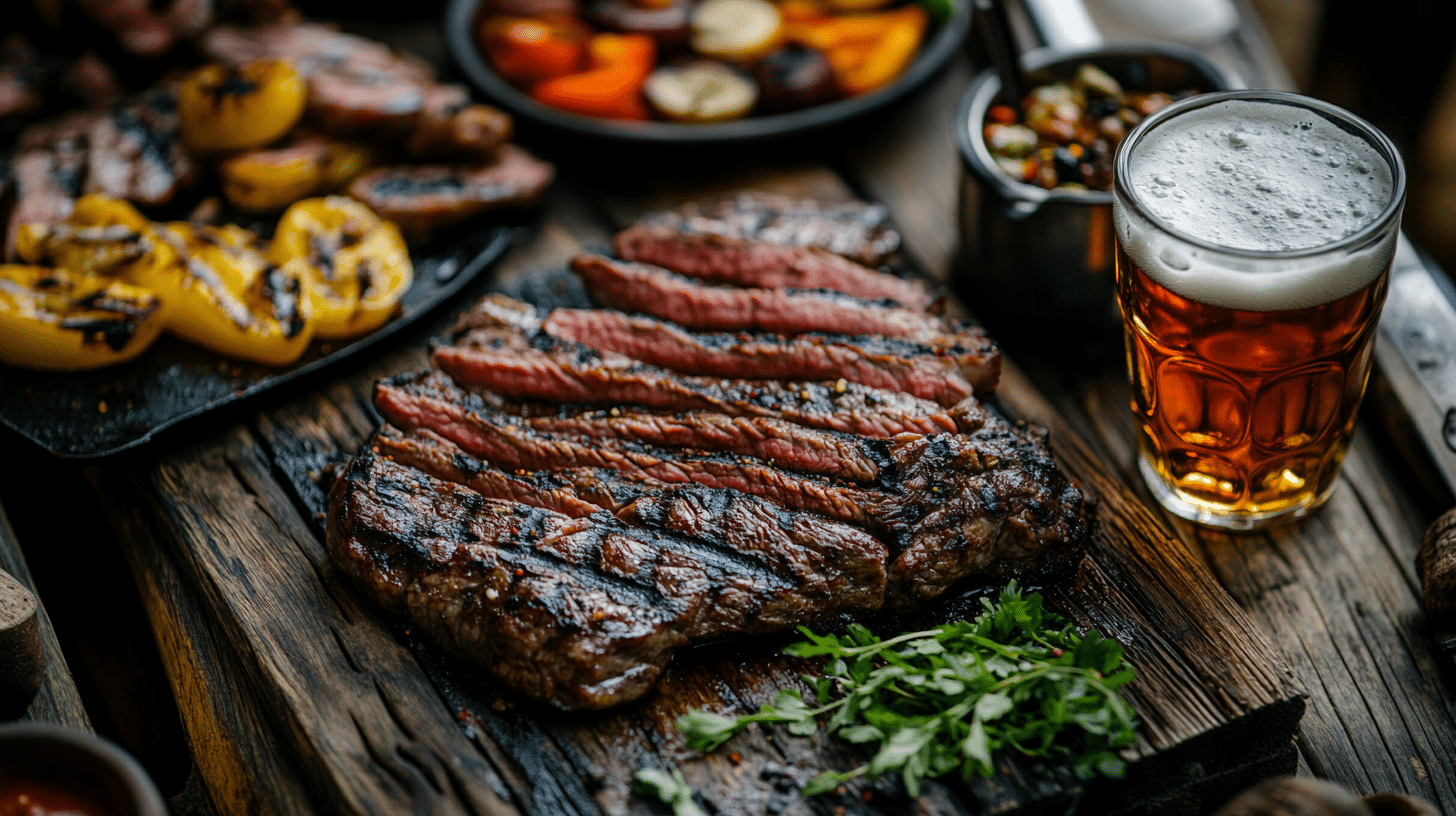 Steak dinners and BBQ platters for Father's Day restaurant specials.