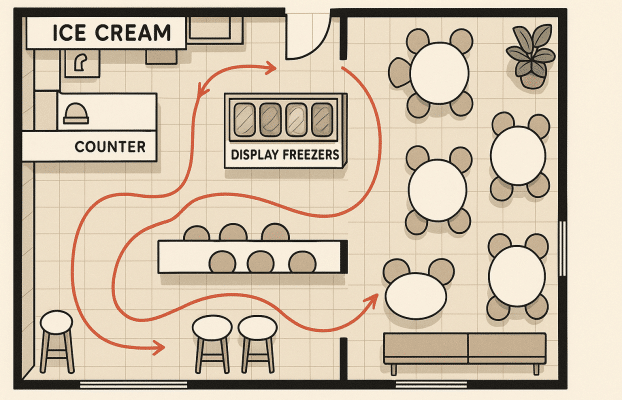 Ice Cream Shop Floor Plan: Designing an Efficient and Inviting Space