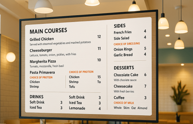 Increase Sales with an Itemized Menu: Detailed Pricing Explained