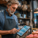 Butcher shop cost management with POS dashboard and financial tracking.