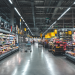Grocery store interior showing essential equipment setup