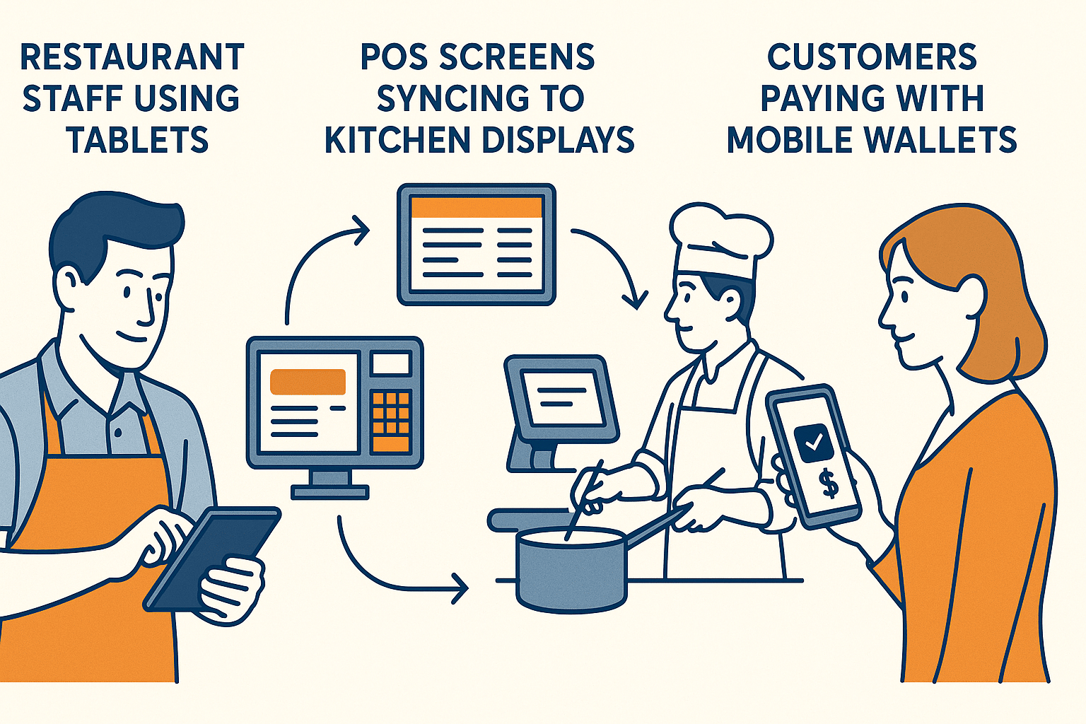 Benefits of a cloud-based POS for restaurants infographic