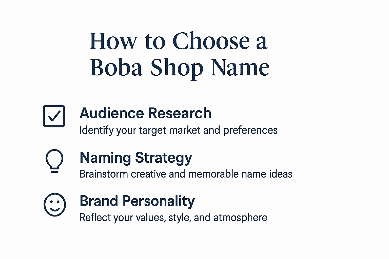 how to choose a boba shop name checklist for bubble tea shops
