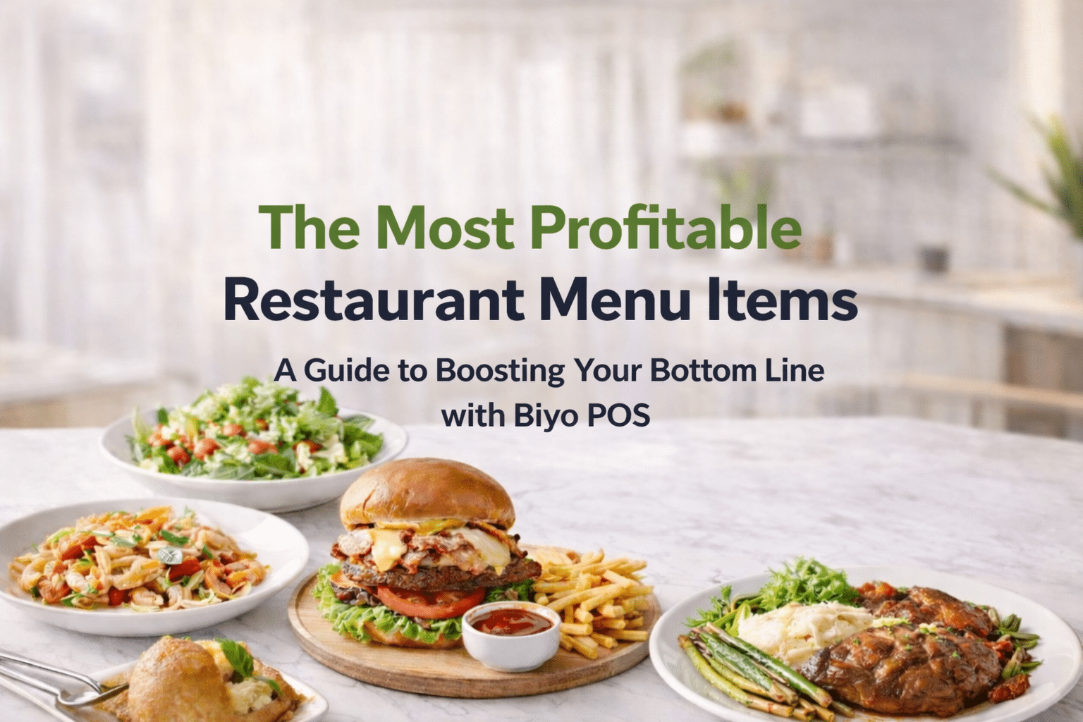 The Most Profitable Restaurant Menu Items: A Guide to Boosting Your Bottom Line with Biyo POS
